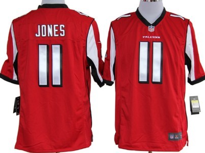 NFL Red Atlanta Falcons 11 Wide Receiver Julio Jones Game Jersey